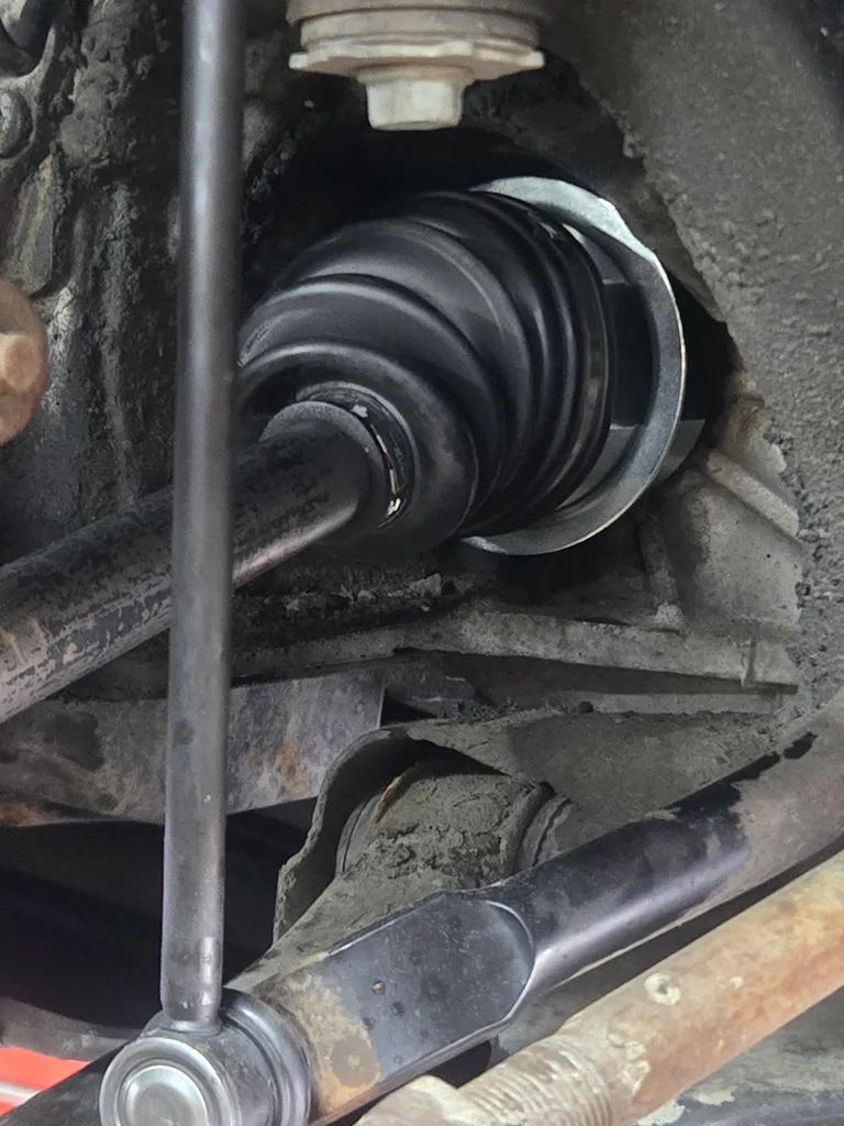 Completed Mazda5 CV axle repair