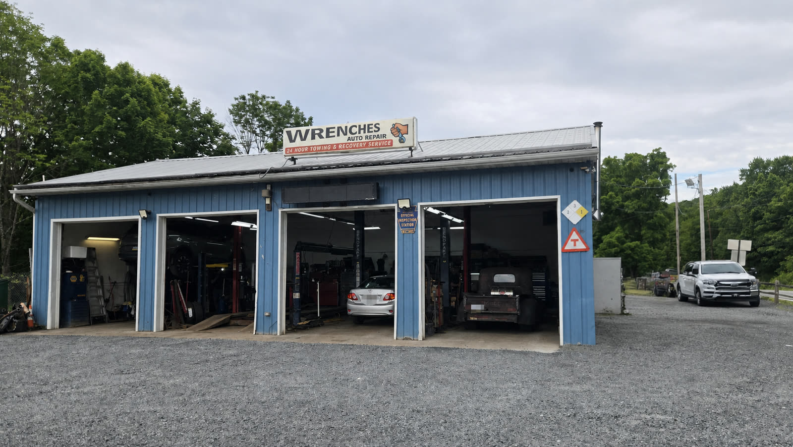 Wrenches Auto Repair shop exterior in Dingmans Ferry, Pennsylvania